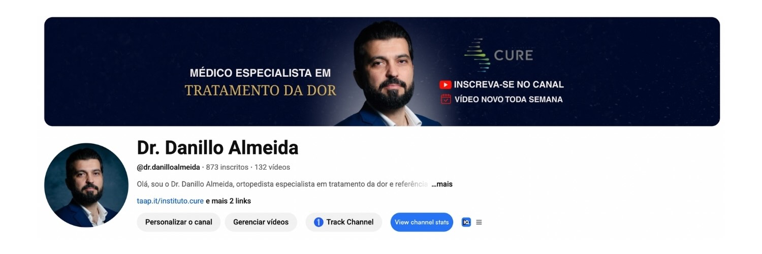 Canal do Dr. Danillo Almeida no YouTube